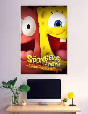 SpongeBob and Patrick 3D movie poster close-up