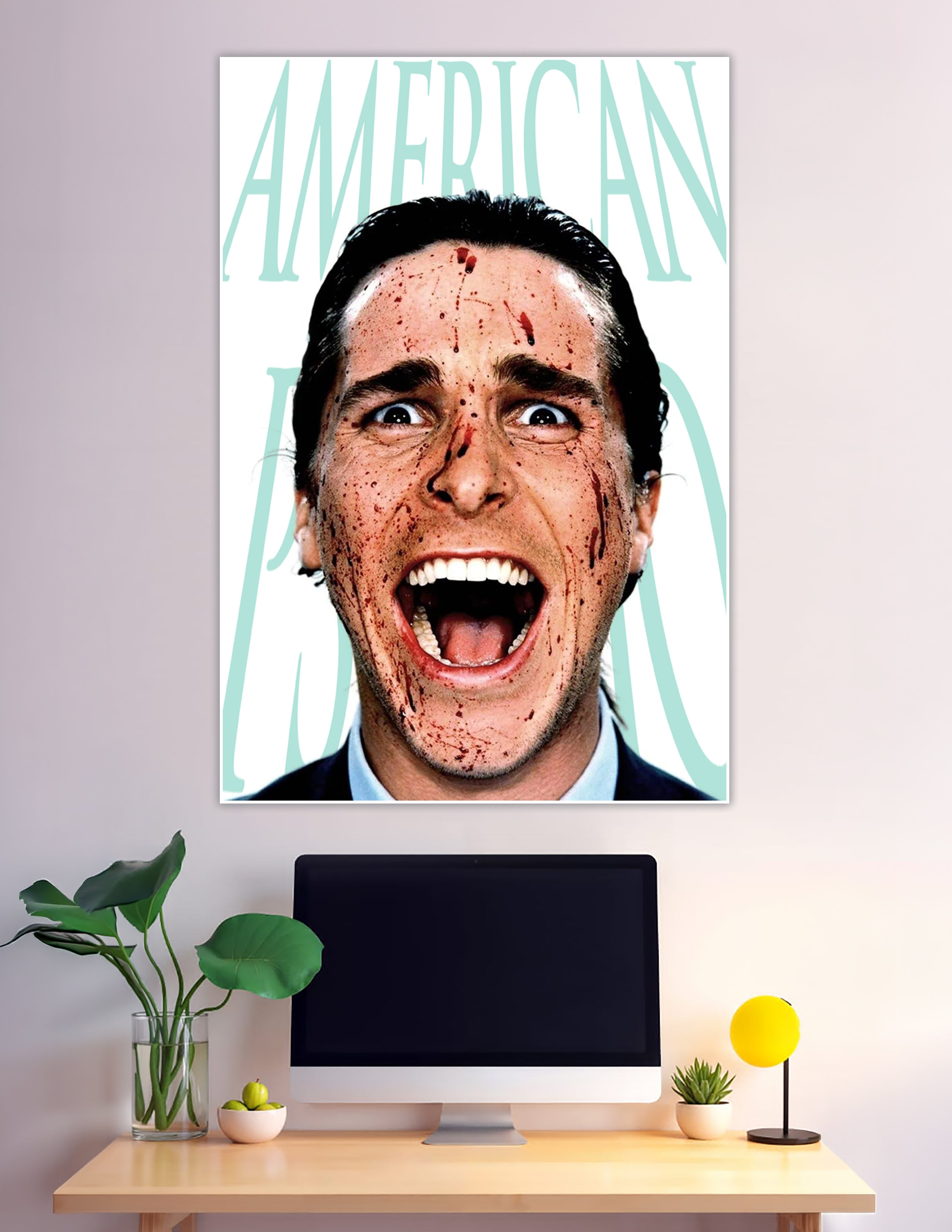 American Psycho cult classic movie poster Patrick Bateman