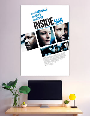 Inside Man 2006 movie poster Denzel Washington Clive Owen