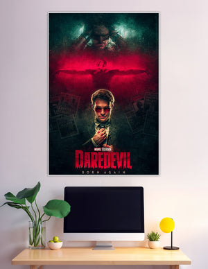 Daredevil Born Again Marvel Television official dark atmospheric poster
