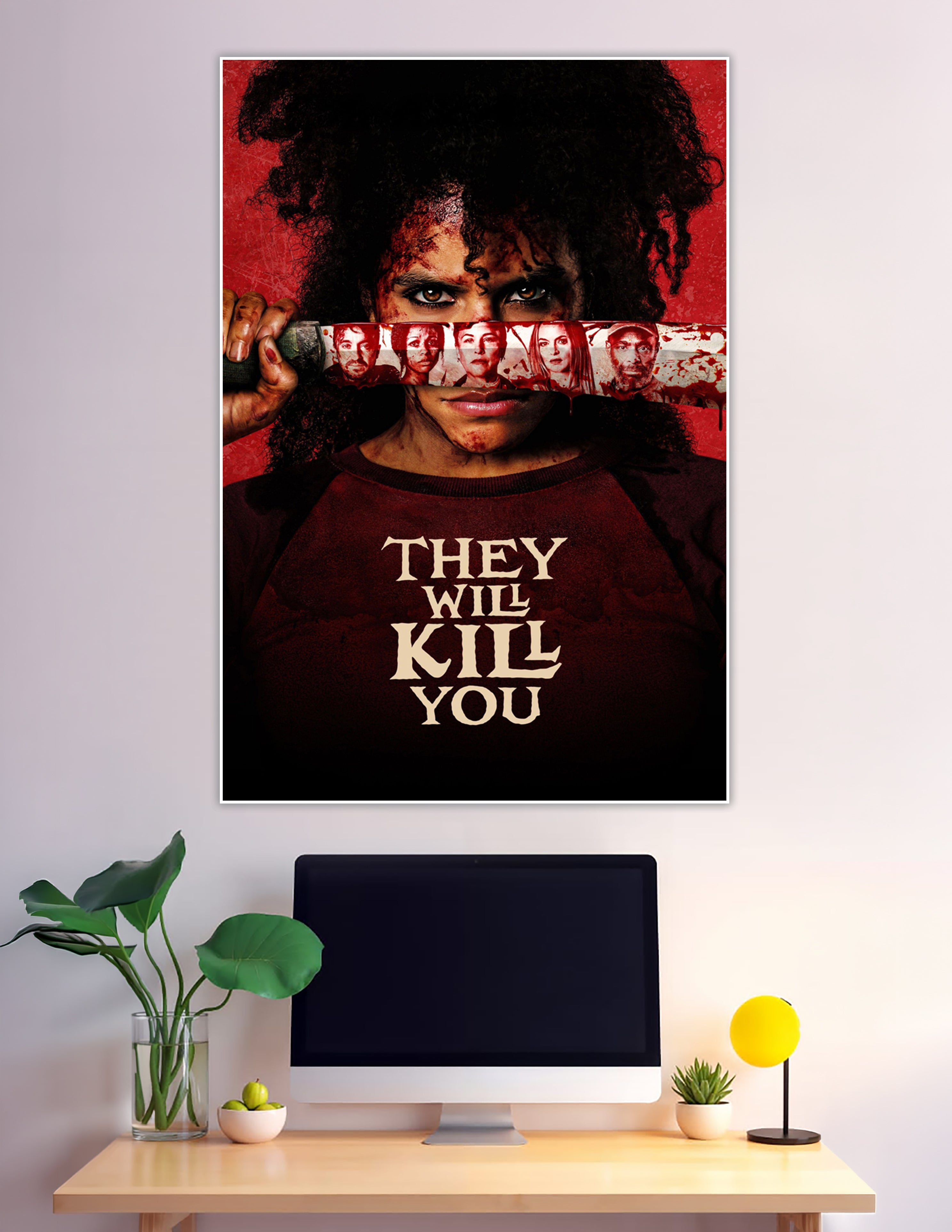 They Will Kill You horror movie poster with bloody blade