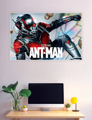 Marvel Studios Ant-Man poster with Scott Lang in action