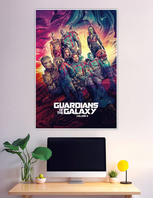 Guardians of the Galaxy Vol 3 full cast cosmic poster