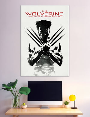 The Wolverine Unleashed Extended Edition ink-wash movie poster
