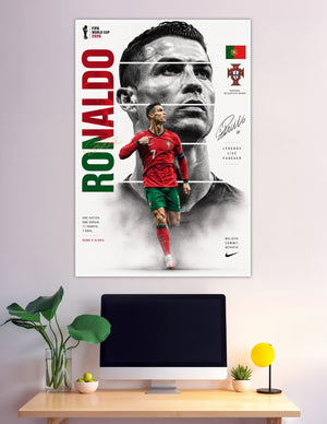 Cristiano Ronaldo Portugal FIFA World Cup 2026 legends poster