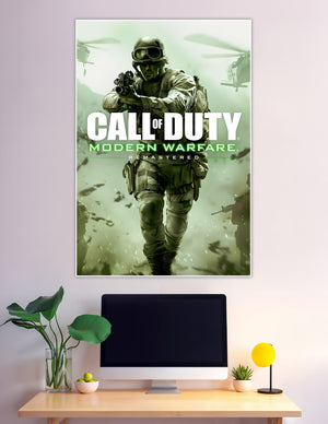 Call of Duty Modern Warfare Remastered soldier combat poster