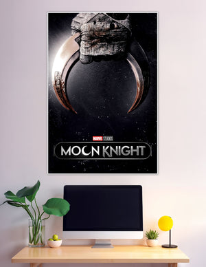 Moon Knight Marvel Studios poster with crescent blades