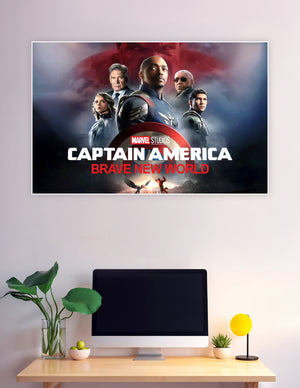 Captain America Brave New World Marvel Studios movie poster