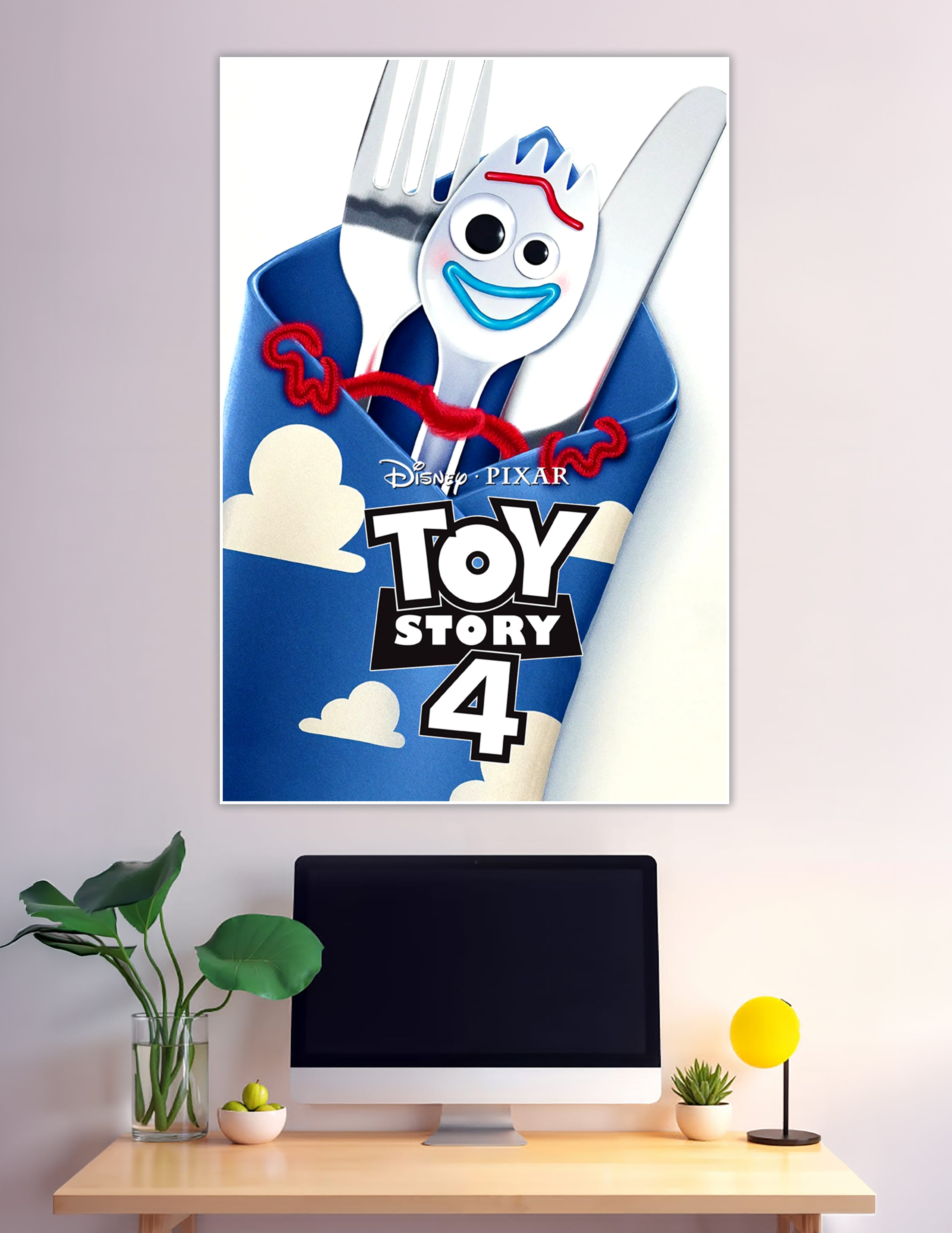 Toy Story 4 Forky Disney Pixar official movie poster