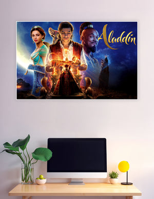 Aladdin 2019 Disney live action movie poster art