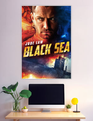 Black Sea movie poster featuring Jude Law submarine thriller