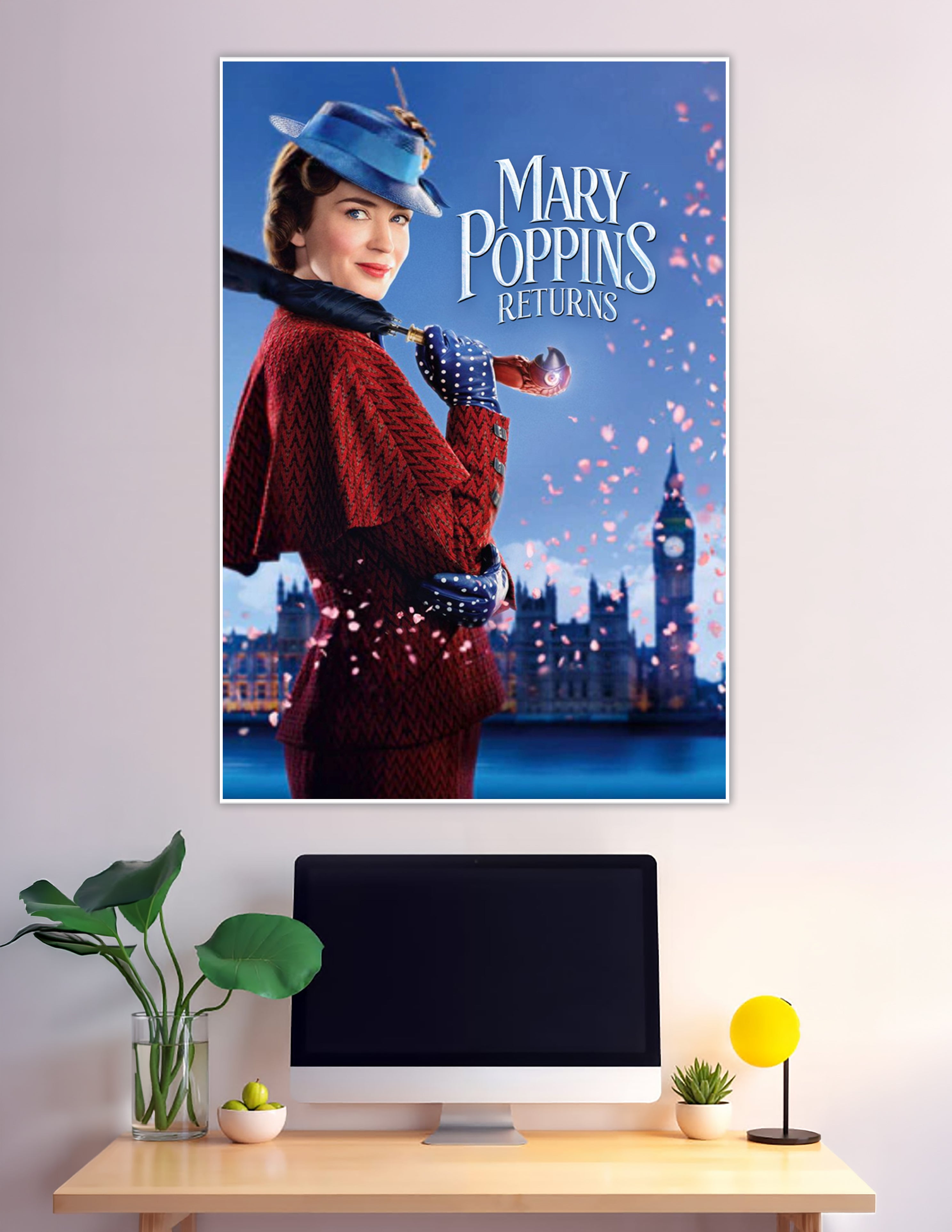 Mary Poppins Returns poster Emily Blunt London Big Ben