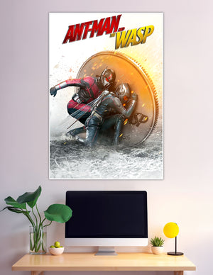 Ant-Man and The Wasp Marvel superhero action movie poster