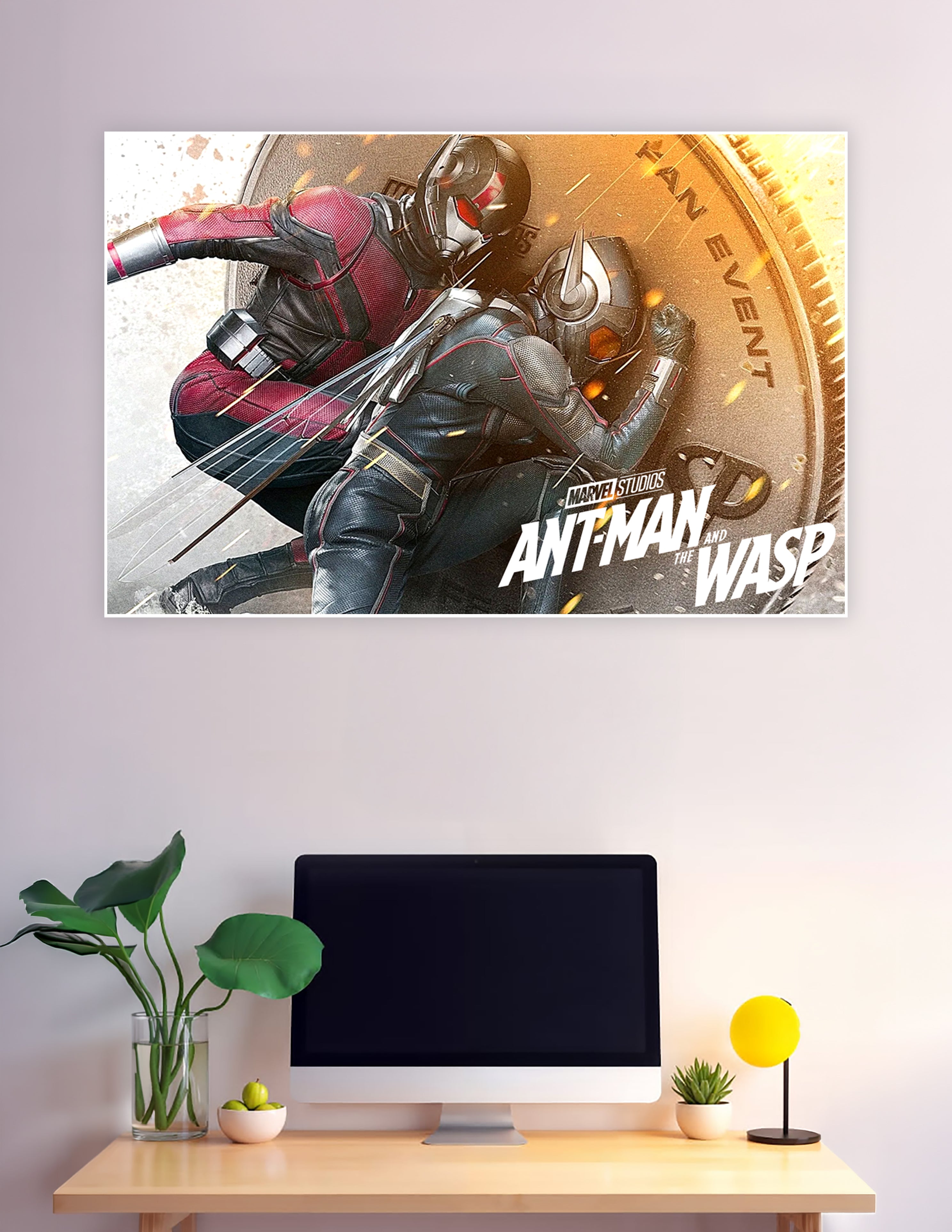 Ant-Man and The Wasp action pose Marvel Studios poster
