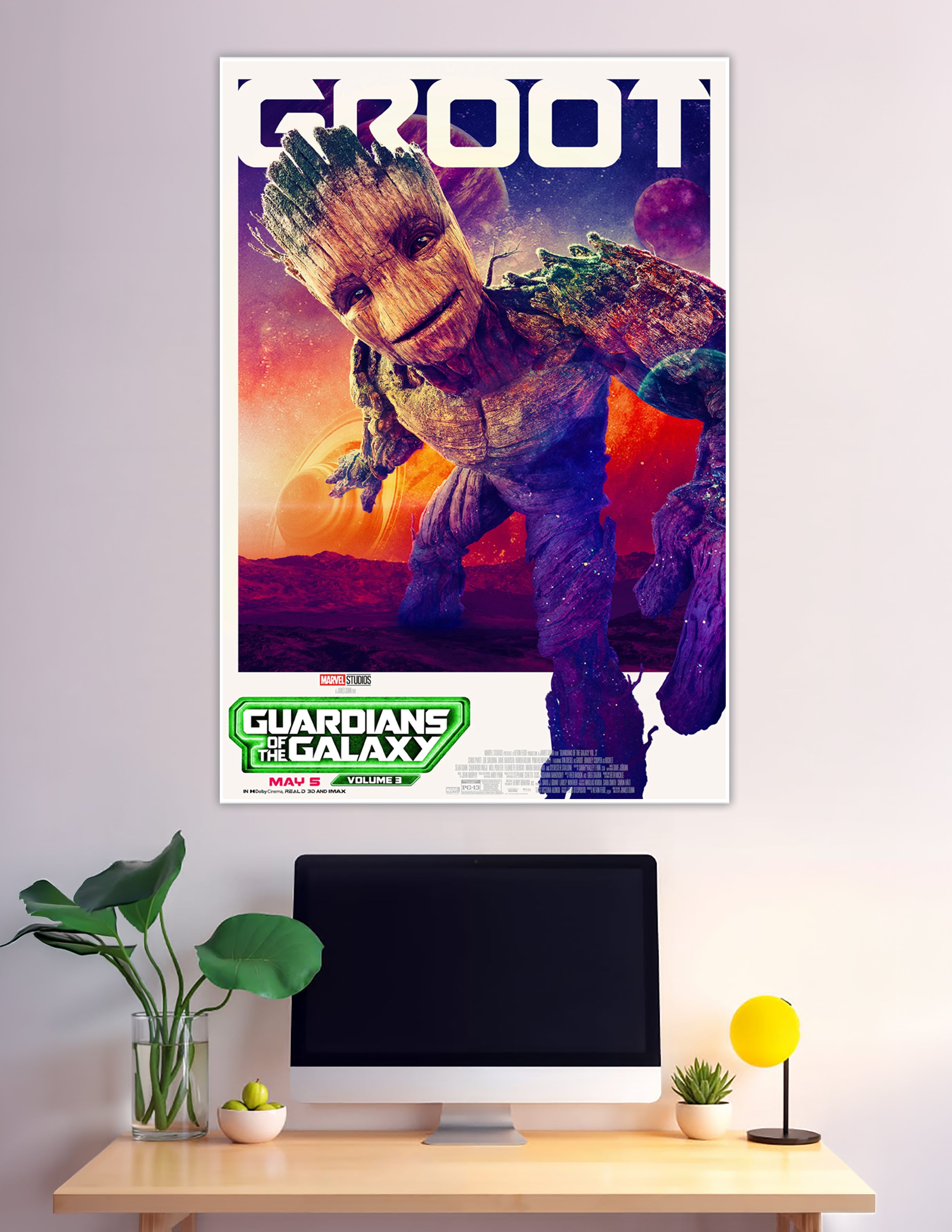 Groot Guardians of the Galaxy Vol 3 Marvel movie poster