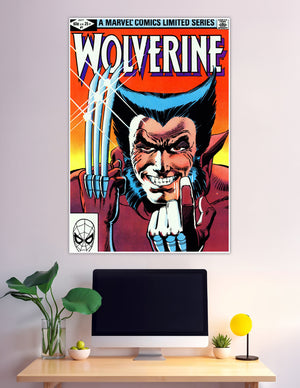 Wolverine Marvel Comics Issue 1 vintage cover art poster