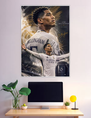 Jude Bellingham Real Madrid number 5 football poster