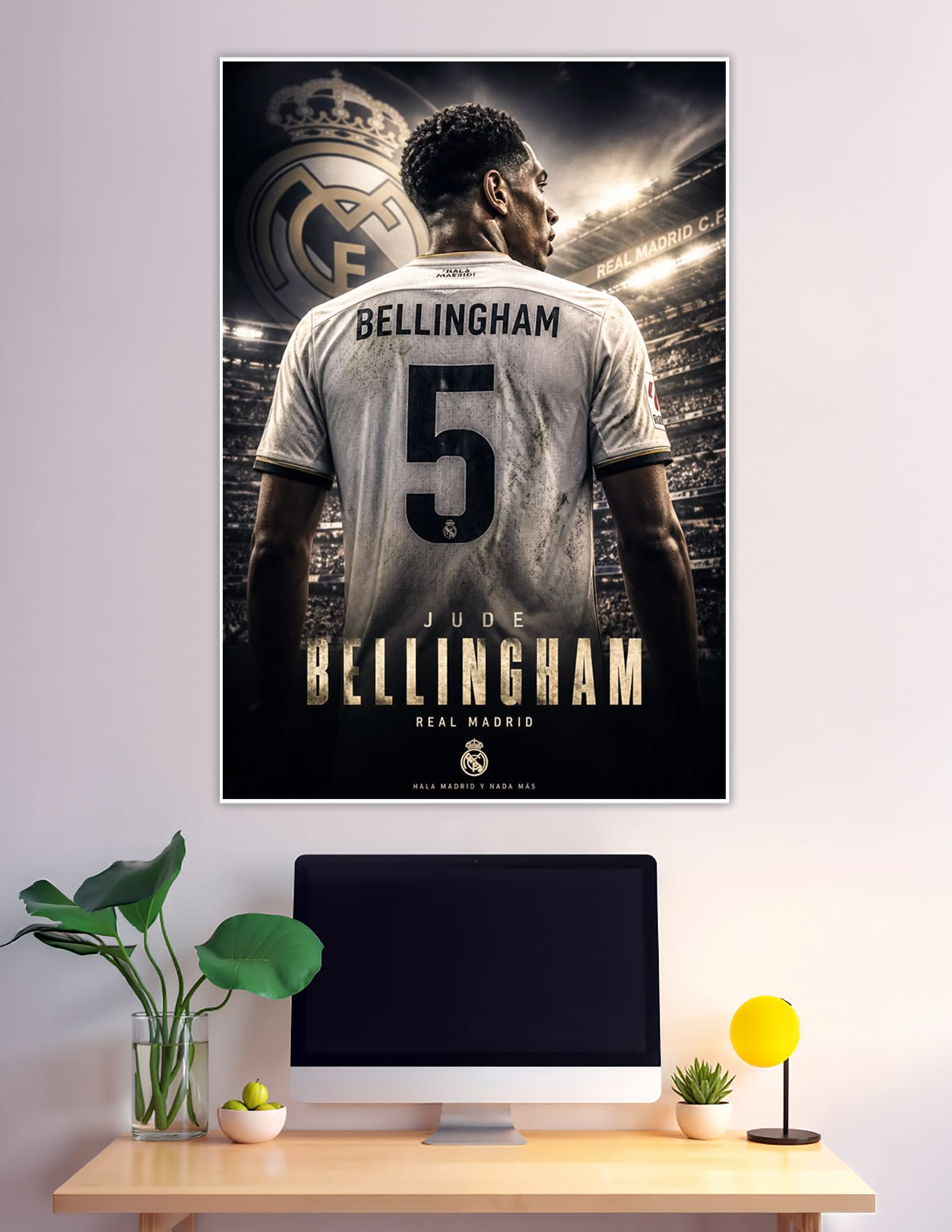 Jude Bellingham Real Madrid number 5 jersey poster